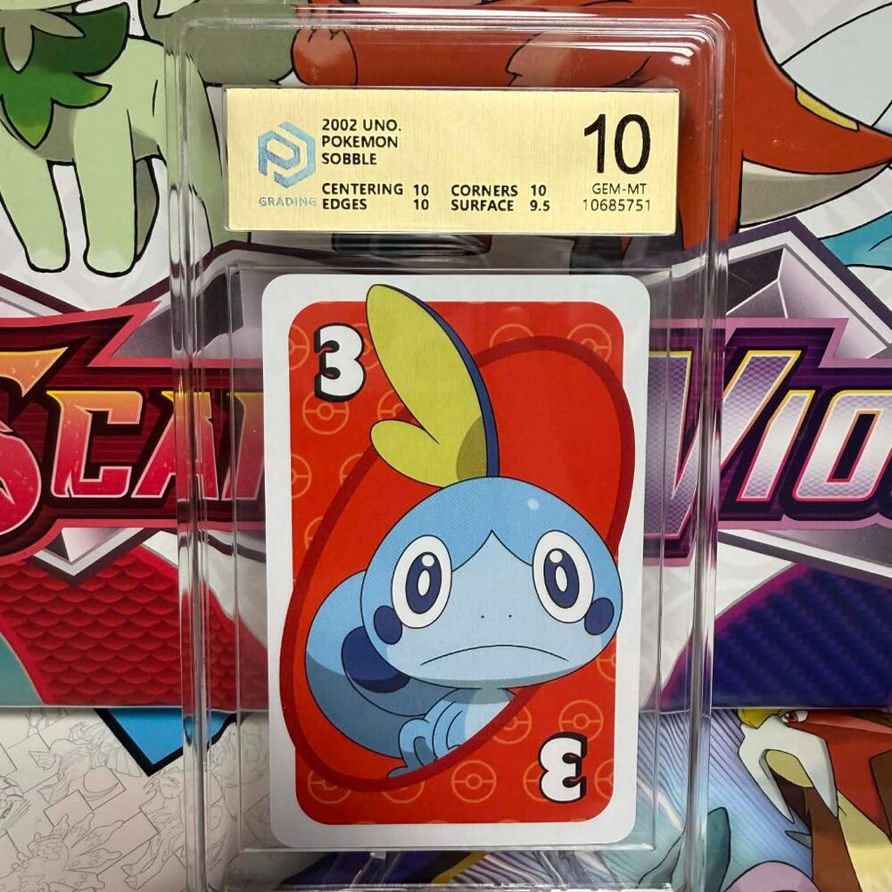 Pokemon Sobble 3 Red Pocket Uno - PCG 10